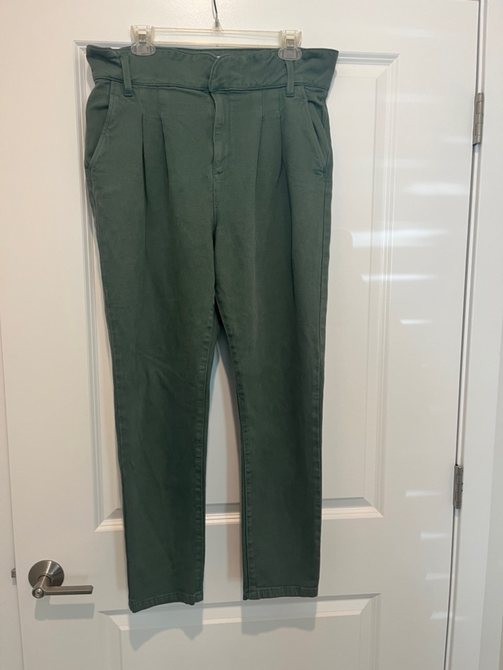 Sezane denim-like trousers